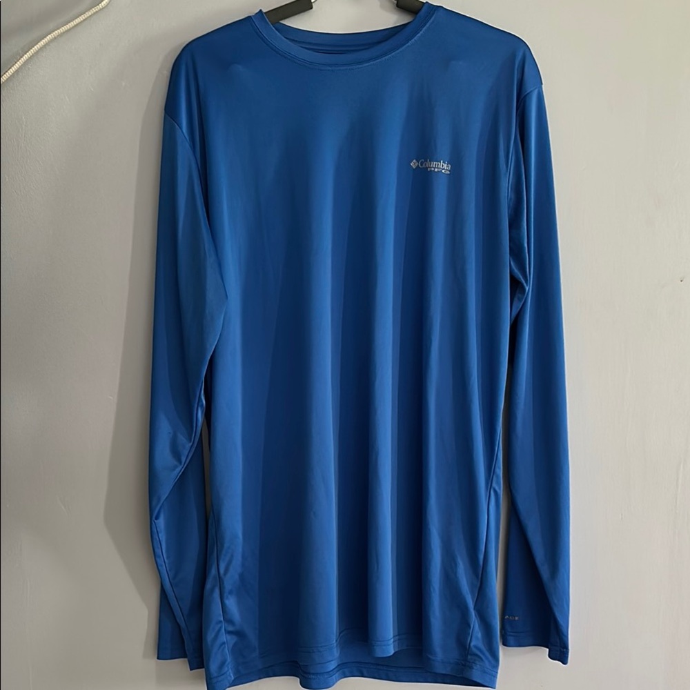 Columbia Men's Vibrant Blue Long Sleeve size L
